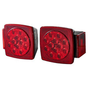 Trailer Lights, LED Trailer Tail Lights Kit with Stop Brake Turn Tail License Plate Clearance Lamp, V952-YXTCDFXDT3WDUDZL8001V9