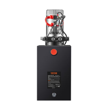 Hydraulic Pump 15 Quart Double Acting Dump Trailer Pump Power Unit DC 12V V952-YXYYB12VZLDJ3VIN2V0