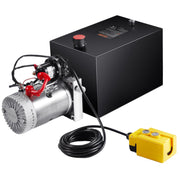Hydraulic Pump, 12 Quart Hydraulic Power Unit, Single Acting Dump Trailer Pump, 0.91 GPM Flow Rate, 3200 PSI V952-YXYYB12VZLDJD7581V0