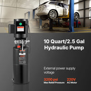 Hydraulic Pump Power Unit, AC 220V, 10 Quart Single Acting Hydraulic Unit, 6.3 L/min Oil Flow, Max Discharge V952-YXYYB220VJLD2PVAG001V7