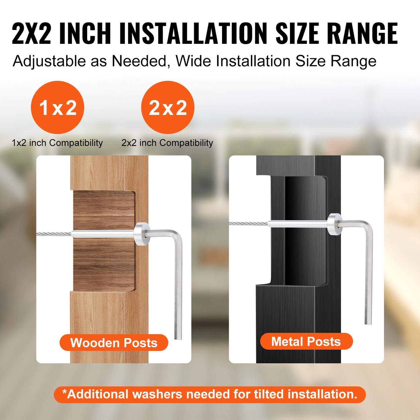 20 Pack Invisible Cable Railing kit, T316 Stainless Steel 3.2mm Invisible Receiver and Swage Stud End for V952-YXZJQYS20J185WDTQV0