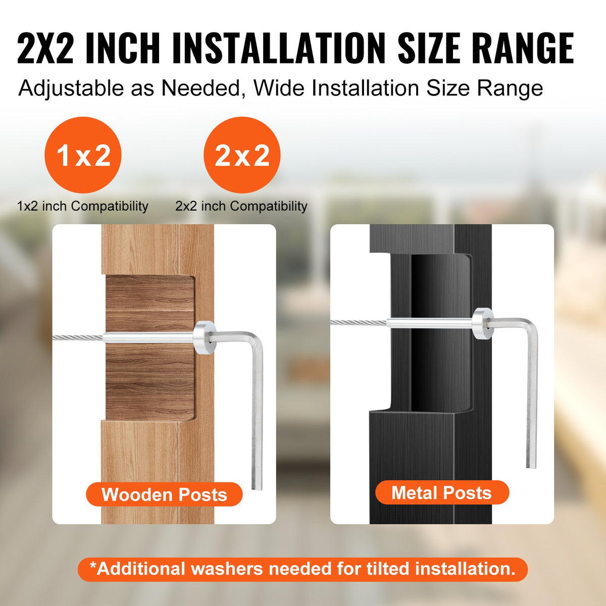 20 Pack Invisible Cable Railing kit, T316 Stainless Steel 3.2mm Invisible Receiver and Swage Stud End for V952-YXZJQYS20J185WDTQV0