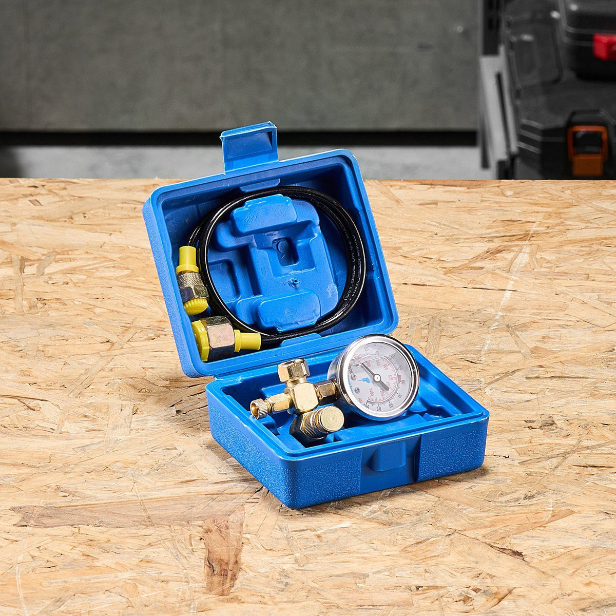 Hydraulic Nitrogen Accumulator Charging Kit, 0-100 Bar Nitrogen Fill Kit, Pressure Test System with 1 V952-YYCSTJ1YLB0OQCAAU001V0