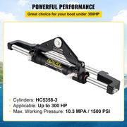 HC5358-3 Front Mount Hydraulic Outboard Steering Cylinder Ram Up To 300HP V952-YYDJHC5358-3ZXYG1V0