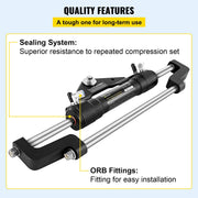 HC5358-3 Front Mount Hydraulic Outboard Steering Cylinder Ram Up To 300HP V952-YYDJHC5358-3ZXYG1V0