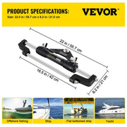 HC5358-3 Front Mount Hydraulic Outboard Steering Cylinder Ram Up To 300HP V952-YYDJHC5358-3ZXYG1V0