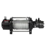 Industrial Hydraulic Winch 4535kg, Hydraulic Anchor Winch with 24m Strong Steel Cable, Hydraulic Drive Winch V952-YYJP10000B0000001V0