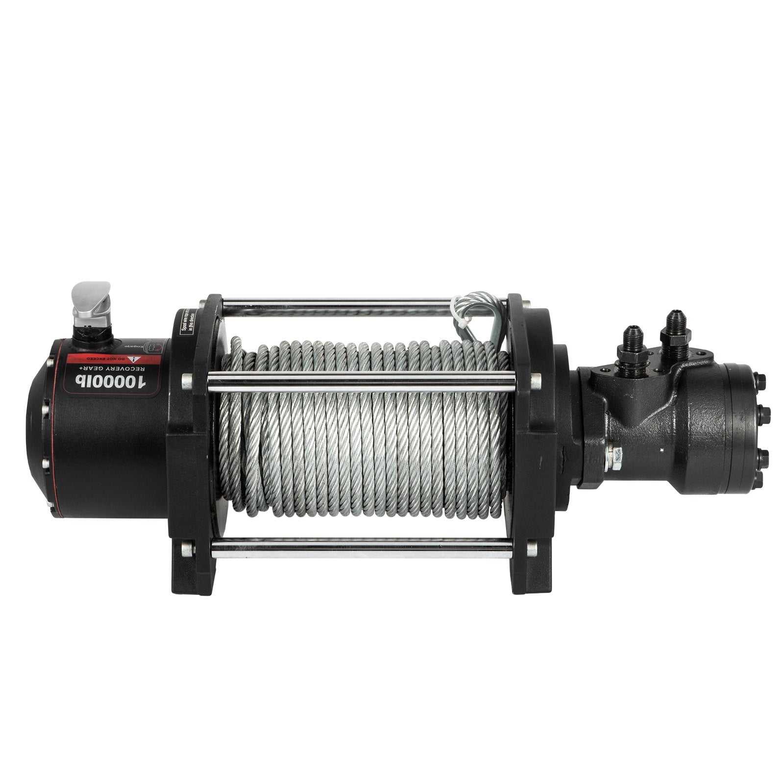 Industrial Hydraulic Winch 4535kg, Hydraulic Anchor Winch with 24m Strong Steel Cable, Hydraulic Drive Winch V952-YYJP10000B0000001V0