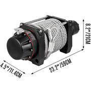 Industrial Hydraulic Winch 9071kg, Hydraulic Anchor Winch with 24m Strong Steel Cable, Hydraulic Drive Winch V952-YYJP20000B0000001V0