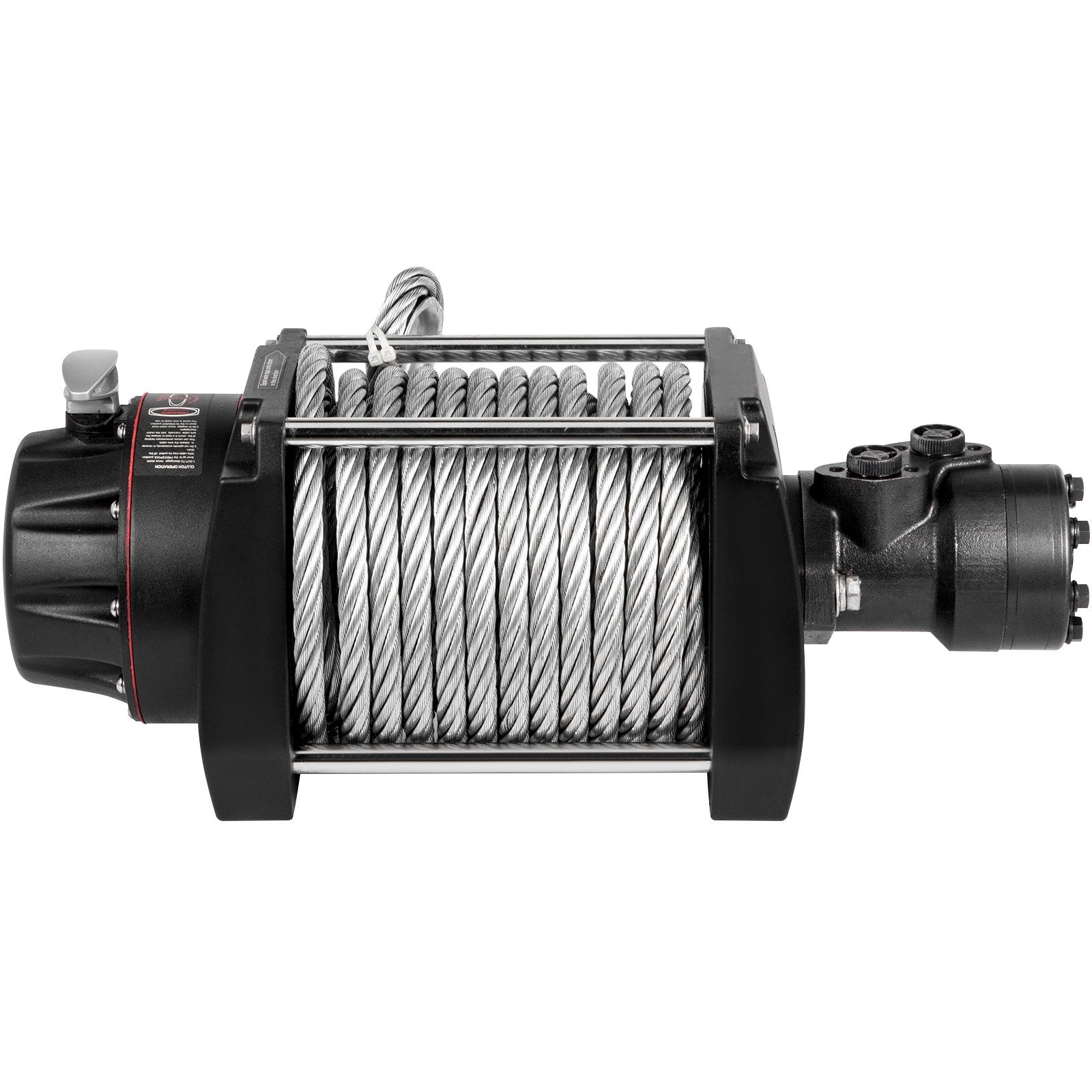 Industrial Hydraulic Winch 9071kg, Hydraulic Anchor Winch with 24m Strong Steel Cable, Hydraulic Drive Winch V952-YYJP20000B0000001V0