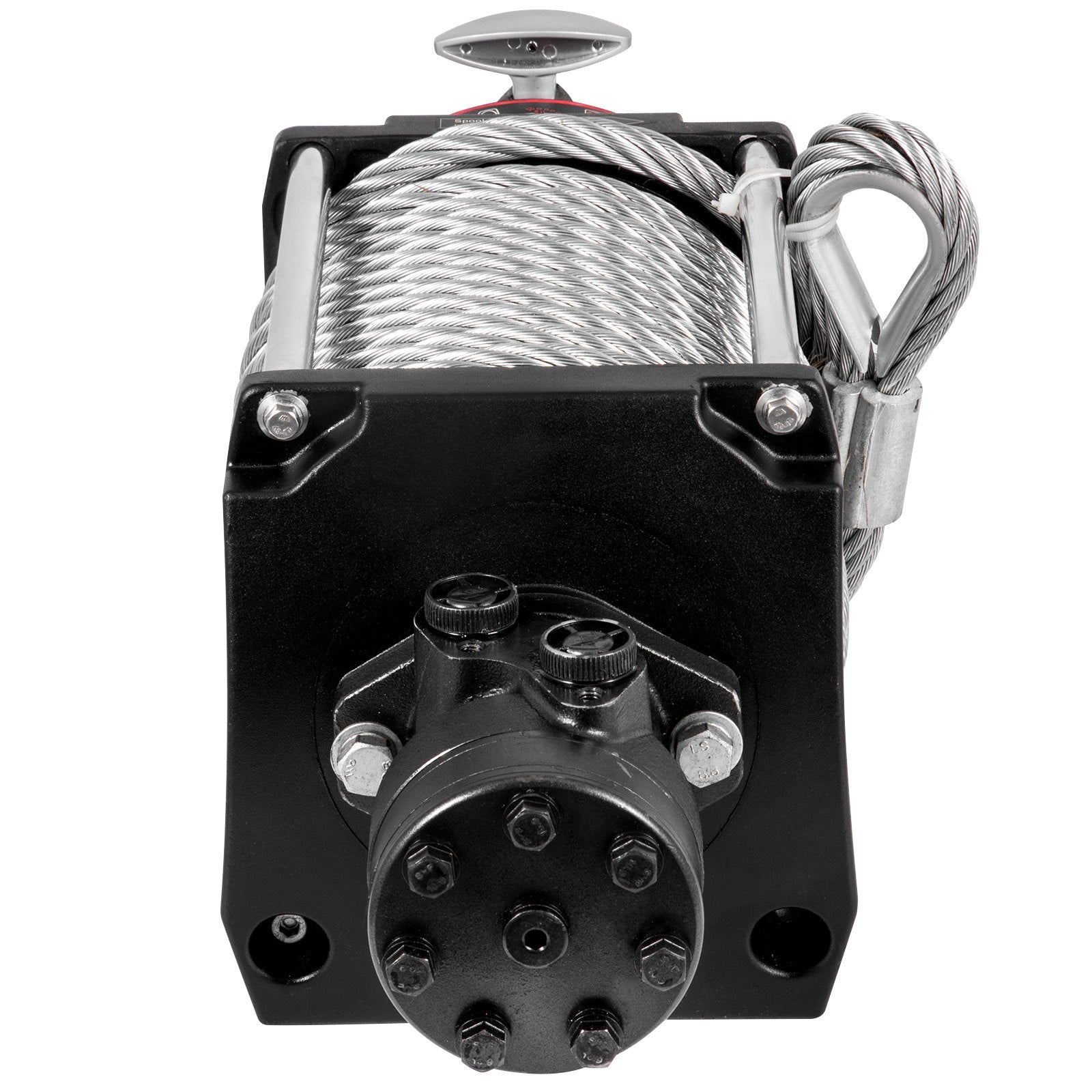 Industrial Hydraulic Winch 9071kg, Hydraulic Anchor Winch with 24m Strong Steel Cable, Hydraulic Drive Winch V952-YYJP20000B0000001V0