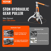 Hydraulic Gear Puller 5 Ton Wheel Pulley Bearing 2 or 3-Jaw with Case V952-YYLM5THKQBBCBS2GQV0