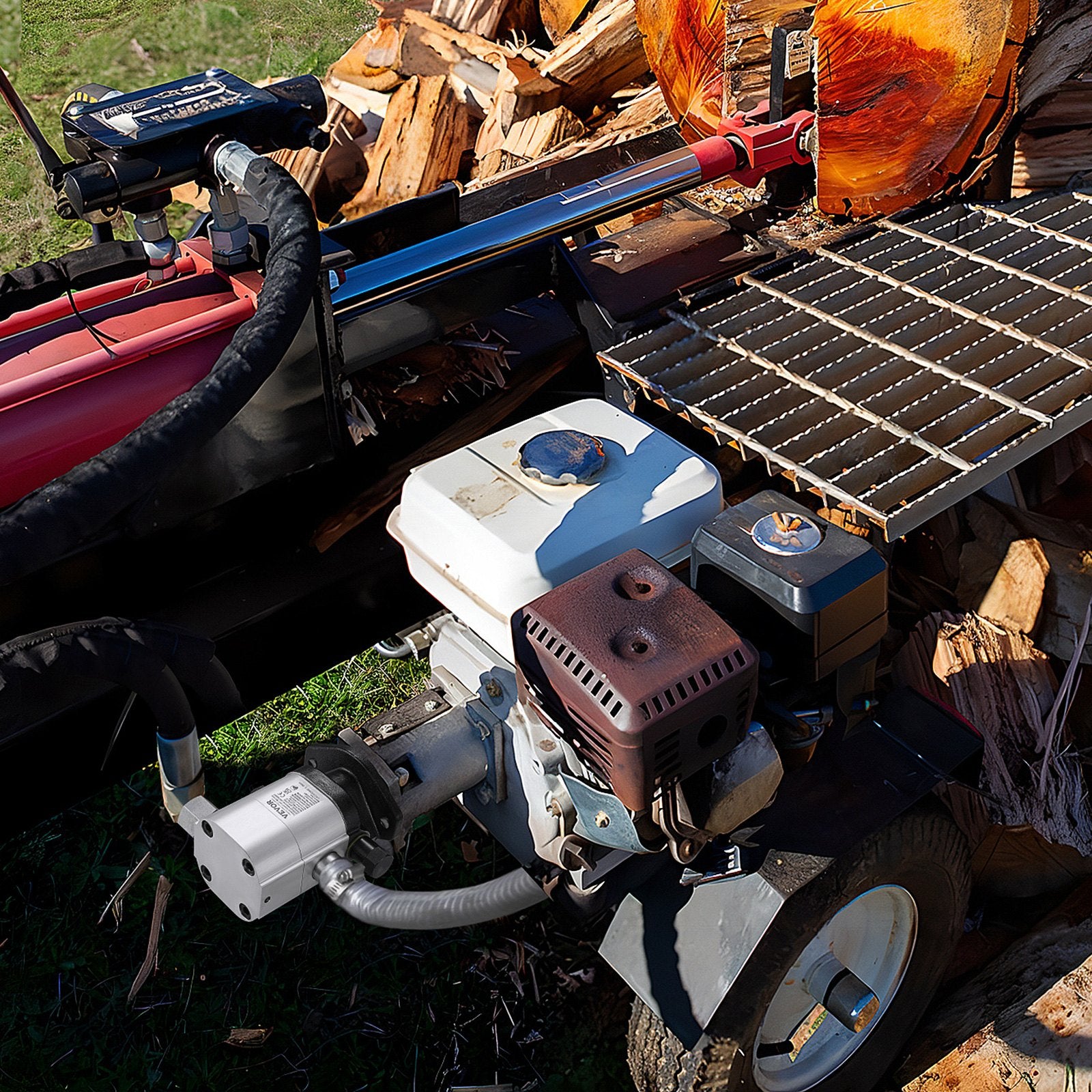 Hydraulic Log Splitter Pump, 22GPM, 2 Stage 4000PSI Wood Log Splitter Pump, 1'' Inlet 3/4'' NPT Outlet 3600 V952-YYPMB22GPM40JEUBVV0