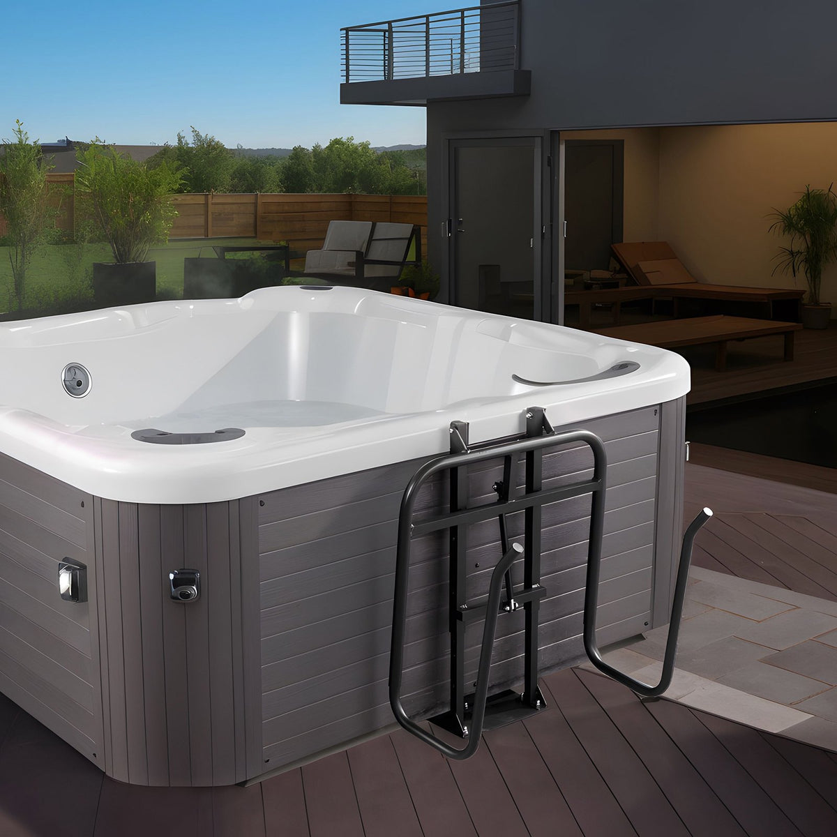 Hot Tub Cover Lift, Spa Cover Lift, Hydraulic, Height 84.07cm - 104.9cm Width 134.87cm - 234.95cm Adjustable, V952-YYSDCTX00000SJ7JHV0
