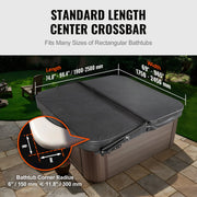 Hot Tub Cover Lift, Spa Cover Lift, Hydraulic, Width 175.26cm - 254.11cm Adjustable, Installed on Both Sides V952-YYSLCDB00000TDEQYV0