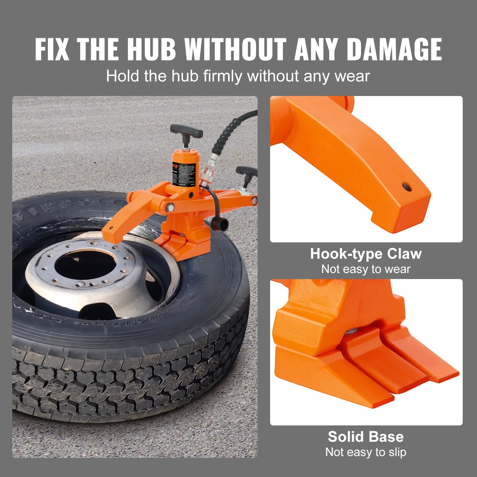 Hydraulic Bead Breaker, 1000 PSI Tire Bead Breaker with Metal Foot Pump, Heavy-duty Steel Bead Breaker Tool V952-YYSTQPSJHYYBI068EV0