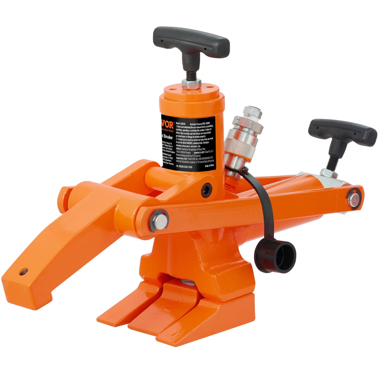 Hydraulic Bead Breaker, 1000 PSI Tire Bead Breaker with Metal Foot Pump, Heavy-duty Steel Bead Breaker Tool V952-YYSTQPSJHYYBI068EV0