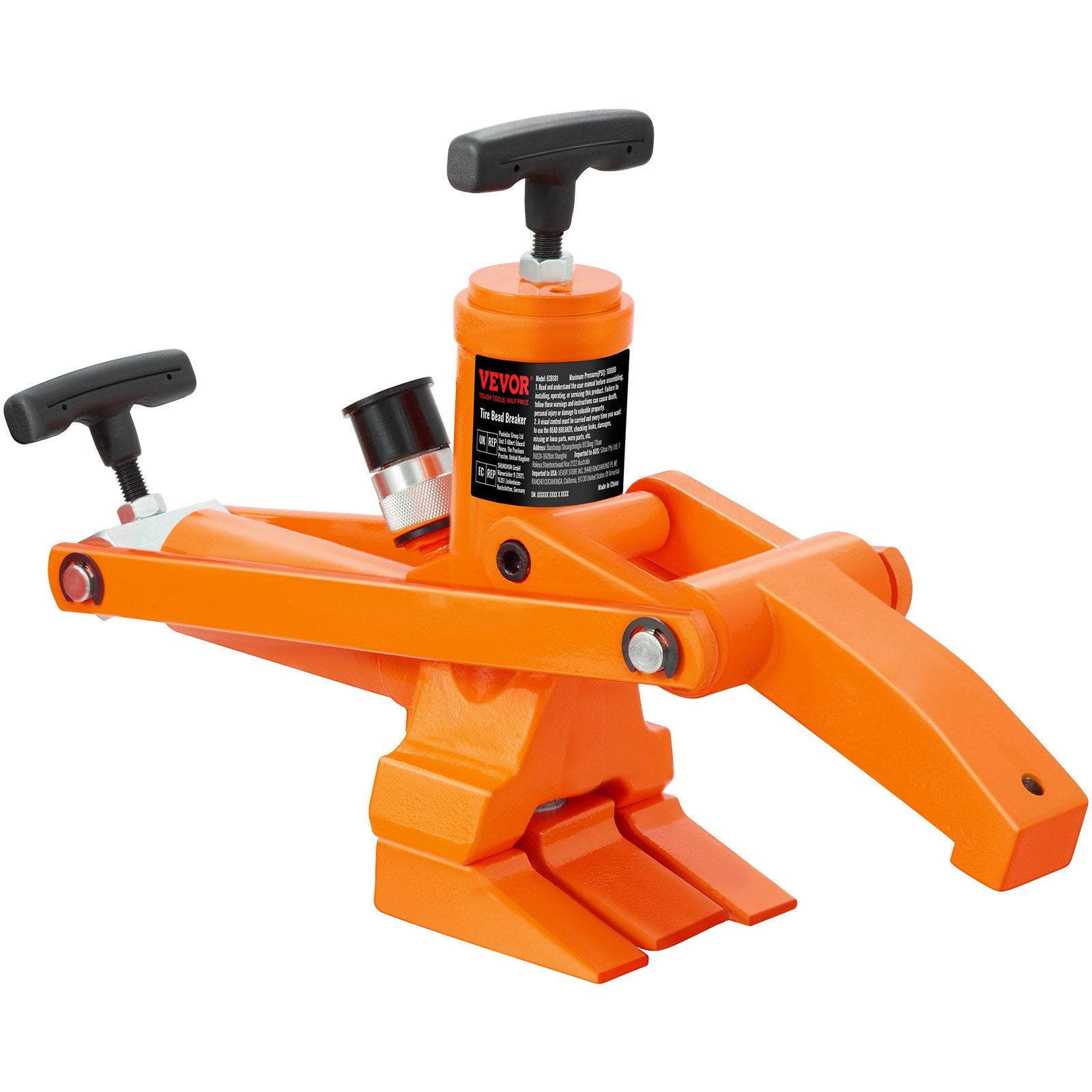 Hydraulic Bead Breaker, 1000 PSI Tire Bead Breaker with Metal Foot Pump, Heavy-duty Steel Bead Breaker Tool V952-YYSTQPSJHYYBI068EV0