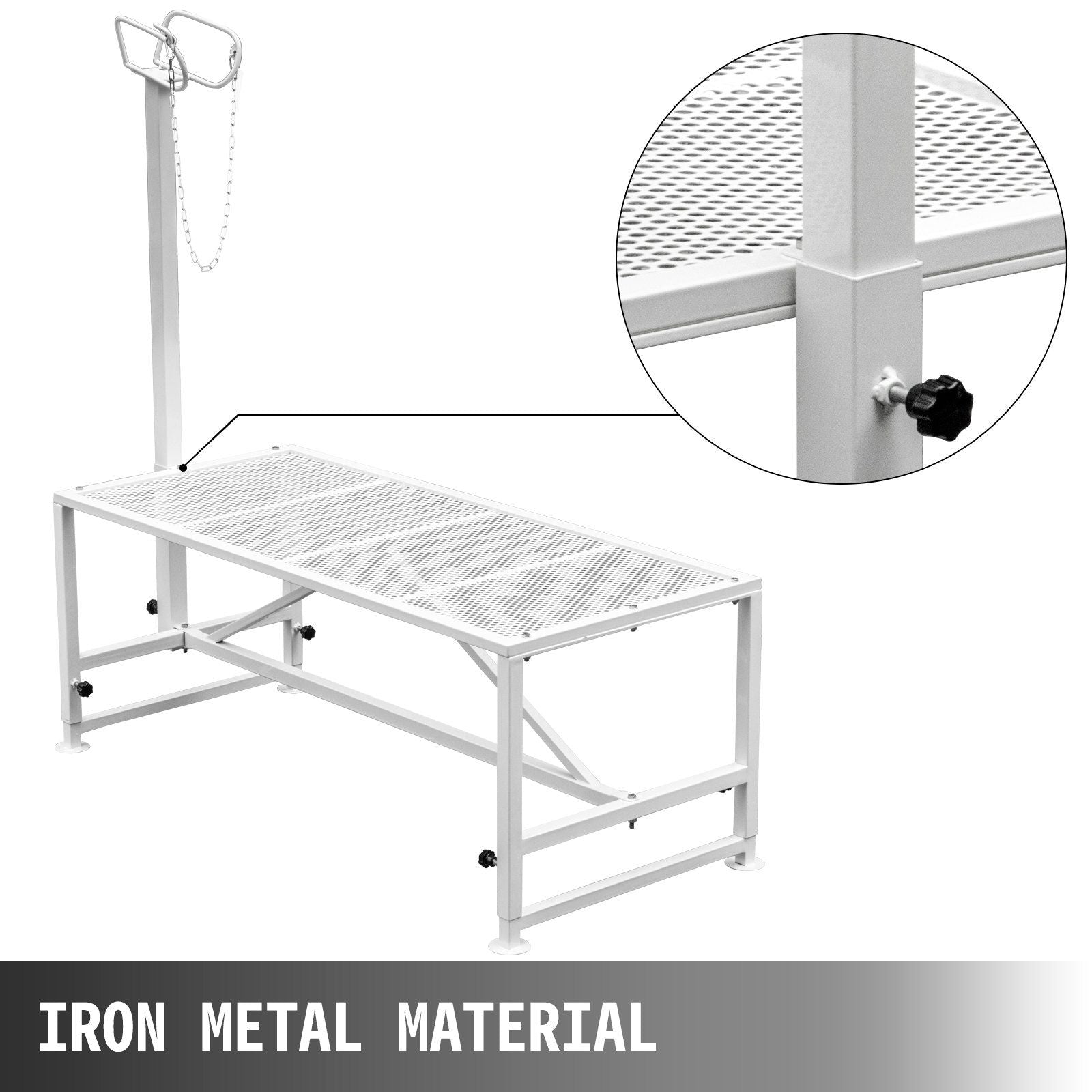 Livestock Stand 51x23 inches, Trimming Stand with Straight Head Piece, Goat Trimming Stand Metal Frame Sheep V952-YYZJJSCDLZBS00001V0