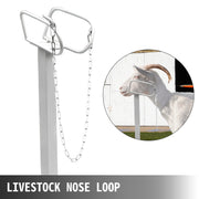 Livestock Stand 51x23 inches, Trimming Stand with Straight Head Piece, Goat Trimming Stand Metal Frame Sheep V952-YYZJJSCDLZBS00001V0
