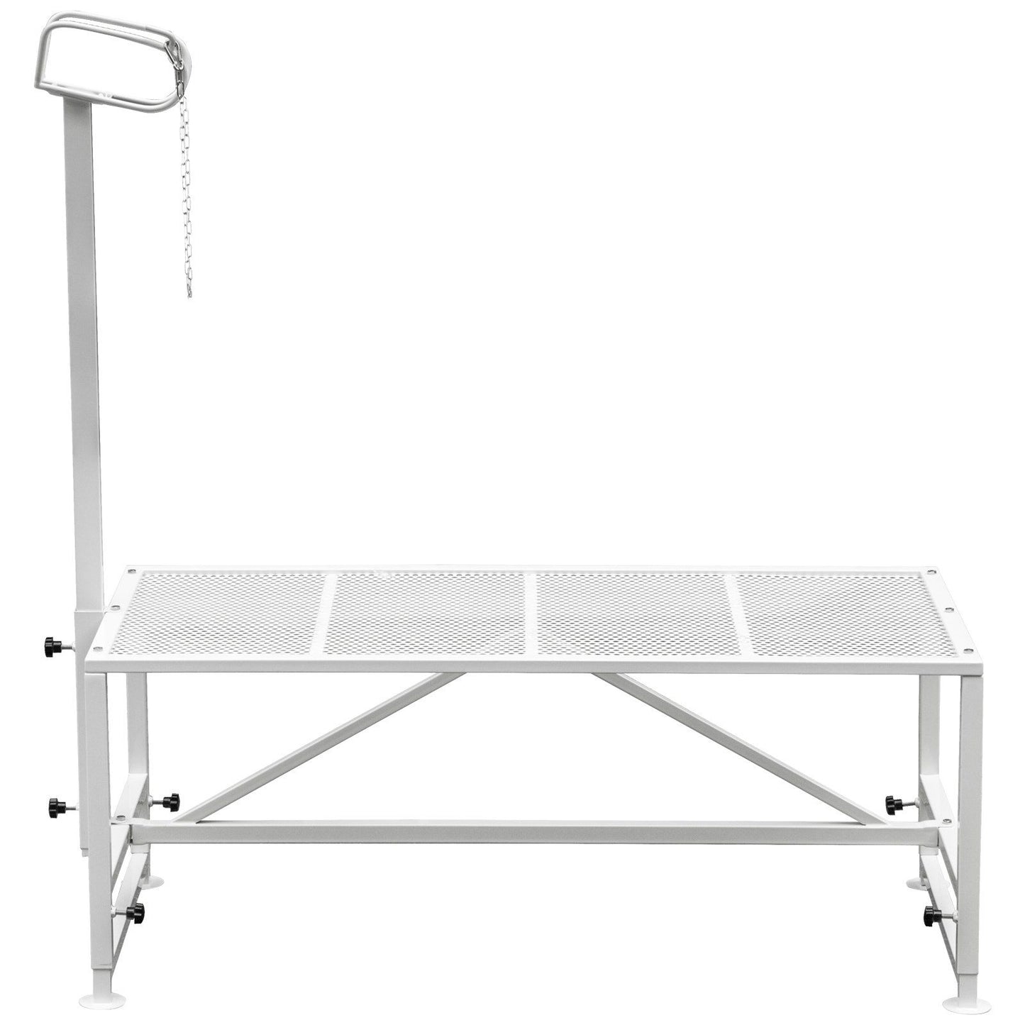 Livestock Stand 51x23 inches, Trimming Stand with Straight Head Piece, Goat Trimming Stand Metal Frame Sheep V952-YYZJJSCDLZBS00001V0