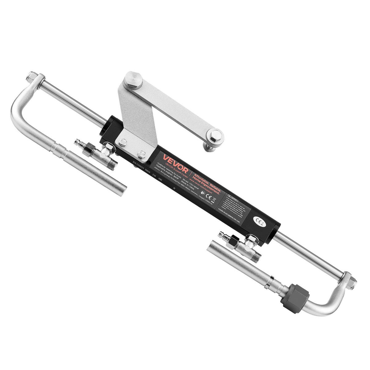 Hydraulic Steering Kit, 90 HP, Marine Boat Hydraulic Steering System, with 6.9 MPa/1000 psi Helm Pump, V952-YYZXXTTJ90HPDLO3P001V0