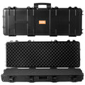 Rifle Case, Rifle Hard Case with 3 Layers Fully-protective Foams, 42 inch lockable Hard Gun Case with Wheels, V952-YZBQH42INS00XOQXYV0