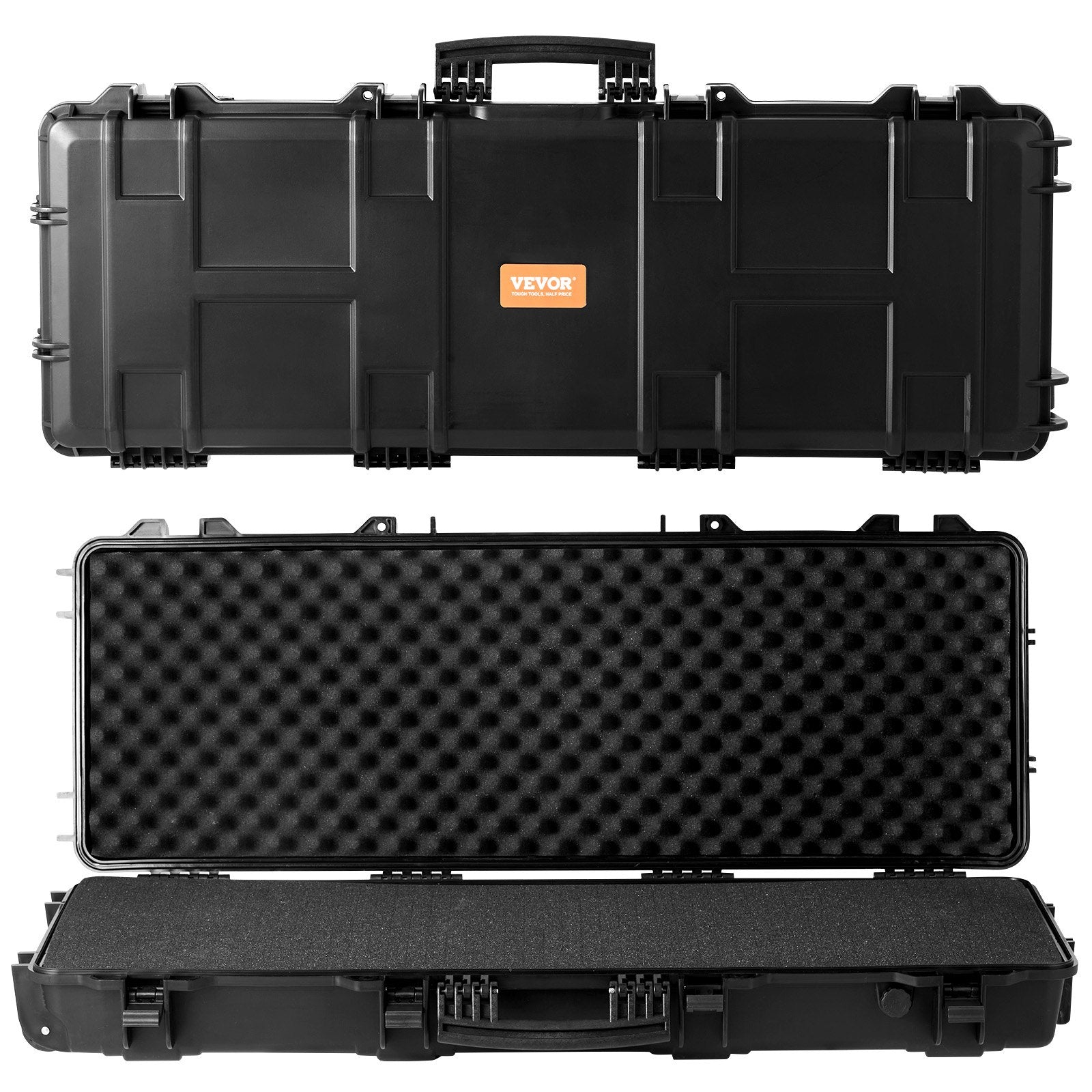 Rifle Case, Rifle Hard Case with 3 Layers Fully-protective Foams, 42 inch lockable Hard Gun Case with Wheels, V952-YZBQH42INS00XOQXYV0