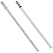 Aluminum Grade Rod, 14-Feet/8ths 4 Sections Telescopic Measuring Rod, Double-Sided Scale 1/8in Leveling Rod V952-YZCLG14YCFEEVMVL0V0