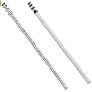 Aluminum Grade Rod, 14-Feet/8ths 4 Sections Telescopic Measuring Rod, Double-Sided Scale 1/8in Leveling Rod V952-YZCLG14YCFEEVMVL0V0
