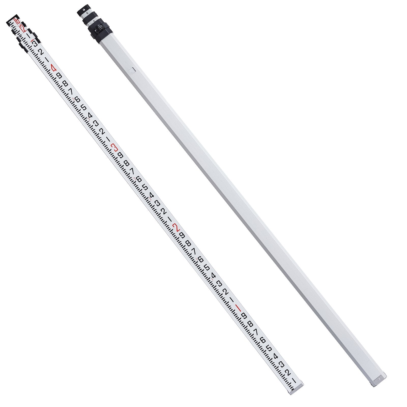 Measuring Rod 16-Feet/10ths 4 Sections Telescopic Grade Rod 1/10ft w/ Bag V952-YZCLG16YCFEE7GXUHV0