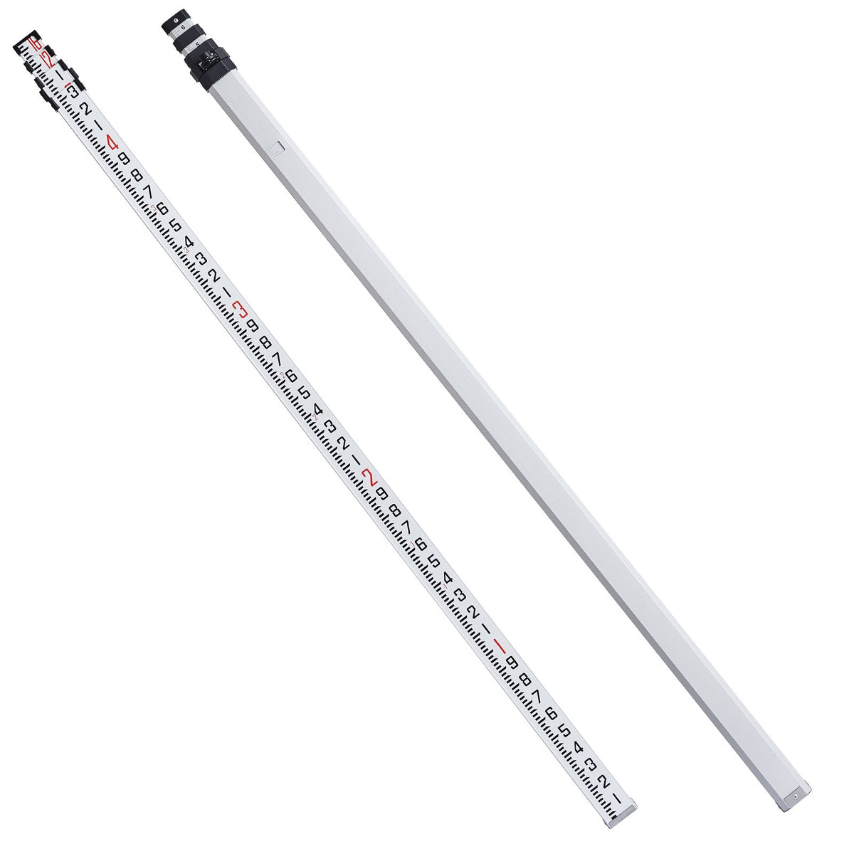 Measuring Rod 16-Feet/10ths 4 Sections Telescopic Grade Rod 1/10ft w/ Bag V952-YZCLG16YCFEE7GXUHV0