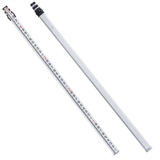Measuring Rod 16-Feet/10ths 4 Sections Telescopic Grade Rod 1/10ft w/ Bag V952-YZCLG16YCFEE7GXUHV0