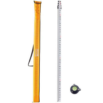 Measuring Rod 16-Feet/10ths 4 Sections Telescopic Grade Rod 1/10ft w/ Bag V952-YZCLG16YCFEE7GXUHV0