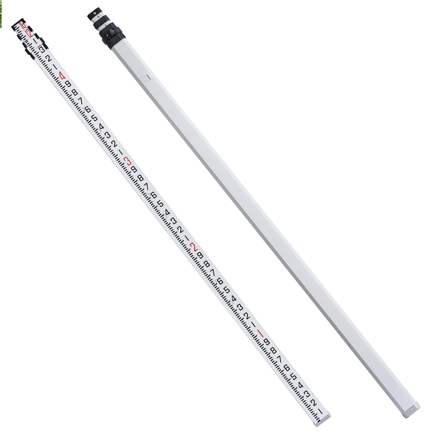 Measuring Rod 16-Feet/10ths 4 Sections Telescopic Grade Rod 1/10ft w/ Bag V952-YZCLG16YCFEE7GXUHV0