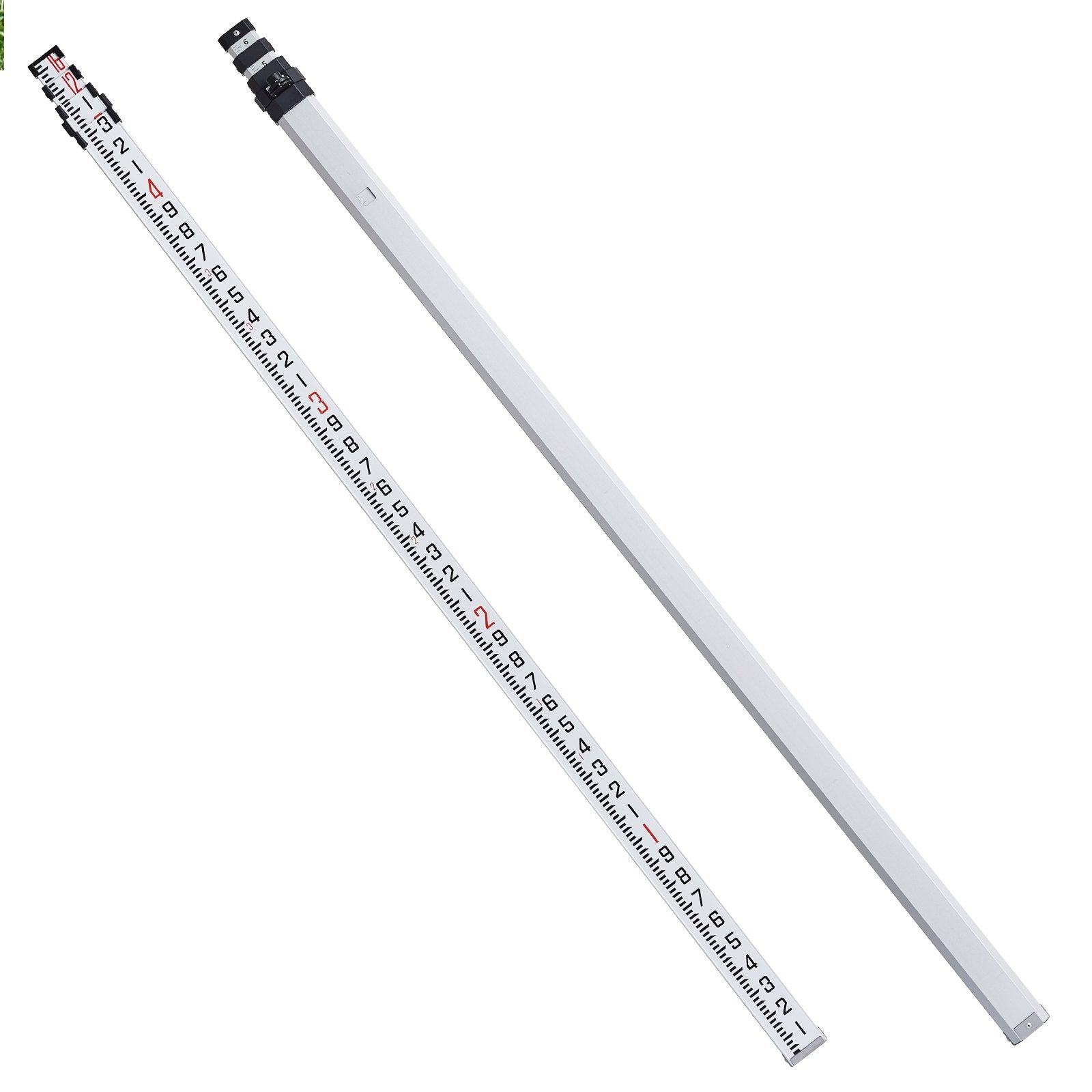Measuring Rod 16-Feet/10ths 4 Sections Telescopic Grade Rod 1/10ft w/ Bag V952-YZCLG16YCFEE7GXUHV0