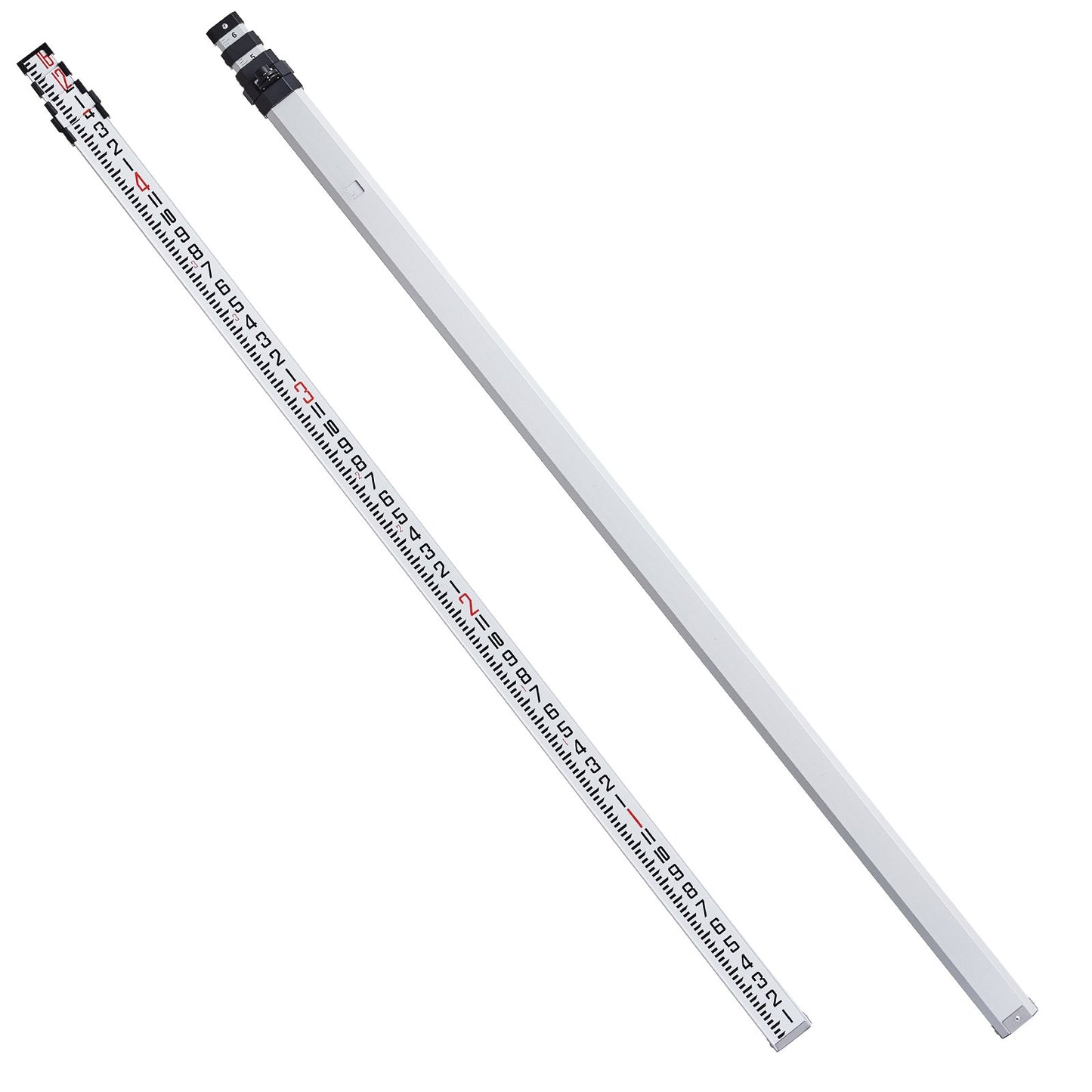 Measuring Rod 16-Feet/8ths 4 Sections Telescopic Grade Rod 1/8in w/ Bag V952-YZCLG16YCFEEEFB0YV0