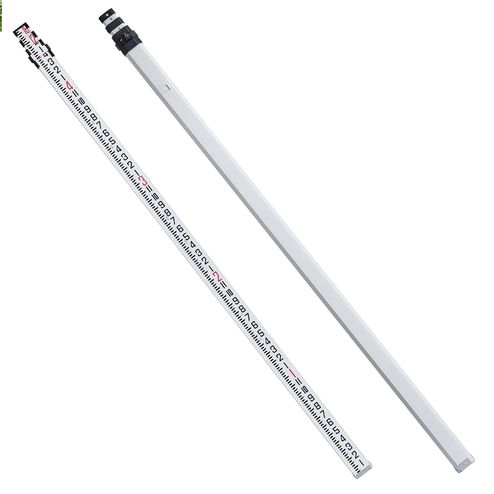 Measuring Rod 16-Feet/8ths 4 Sections Telescopic Grade Rod 1/8in w/ Bag V952-YZCLG16YCFEEEFB0YV0