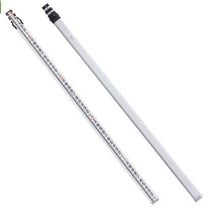 Measuring Rod 16-Feet/8ths 4 Sections Telescopic Grade Rod 1/8in w/ Bag V952-YZCLG16YCFEEEFB0YV0