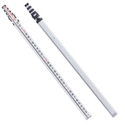 Aluminum Grade Rod, 18-Feet/10ths 6 Sections Telescopic Measuring Rod,Double-Sided Scale 1/10ft Leveling Rod V952-YZCLG18YCFEEKTCTHV0