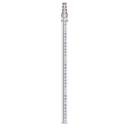 Aluminum Grade Rod, 18-Feet/10ths 6 Sections Telescopic Measuring Rod,Double-Sided Scale 1/10ft Leveling Rod V952-YZCLG18YCFEEKTCTHV0