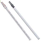 Aluminum Grade Rod, 18-Feet/10ths 6 Sections Telescopic Measuring Rod,Double-Sided Scale 1/10ft Leveling Rod V952-YZCLG18YCFEEKTCTHV0