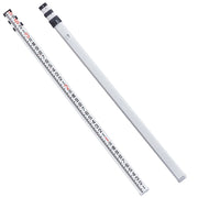 Aluminum Grade Rod, 9-Feet/8ths 3 Sections Telescopic Measuring Rod, Double-Sided Scale 1/8in Leveling Rod V952-YZCLG9YCFEETZ18PHV0