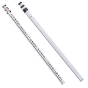 Aluminum Grade Rod, 9-Feet/8ths 3 Sections Telescopic Measuring Rod, Double-Sided Scale 1/8in Leveling Rod V952-YZCLG9YCFEETZ18PHV0