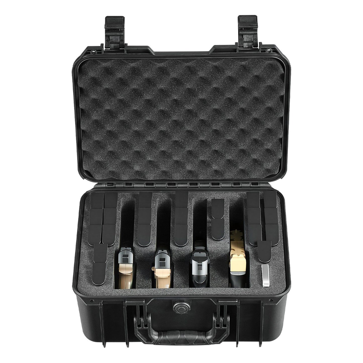 Hard Pistol Case, Heavy Duty Hard Gun Case with XPE Foam Lining, Waterproof Pistol Storage Box with V952-YZSQH1391286IRBBY001V0