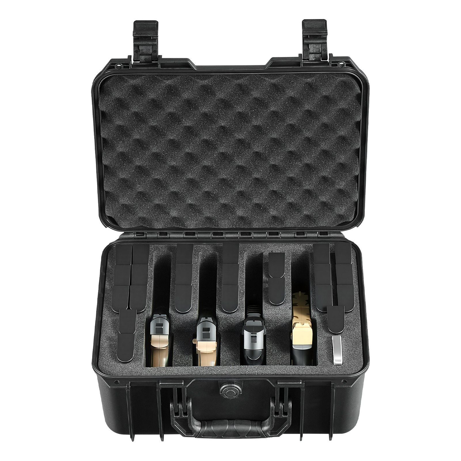 Hard Pistol Case, Heavy Duty Hard Gun Case with XPE Foam Lining, Waterproof Pistol Storage Box with V952-YZSQH1391286IRBBY001V0