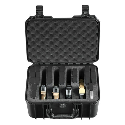 Hard Pistol Case, Heavy Duty Hard Gun Case with XPE Foam Lining, Waterproof Pistol Storage Box with V952-YZSQH1391286IRBBY001V0
