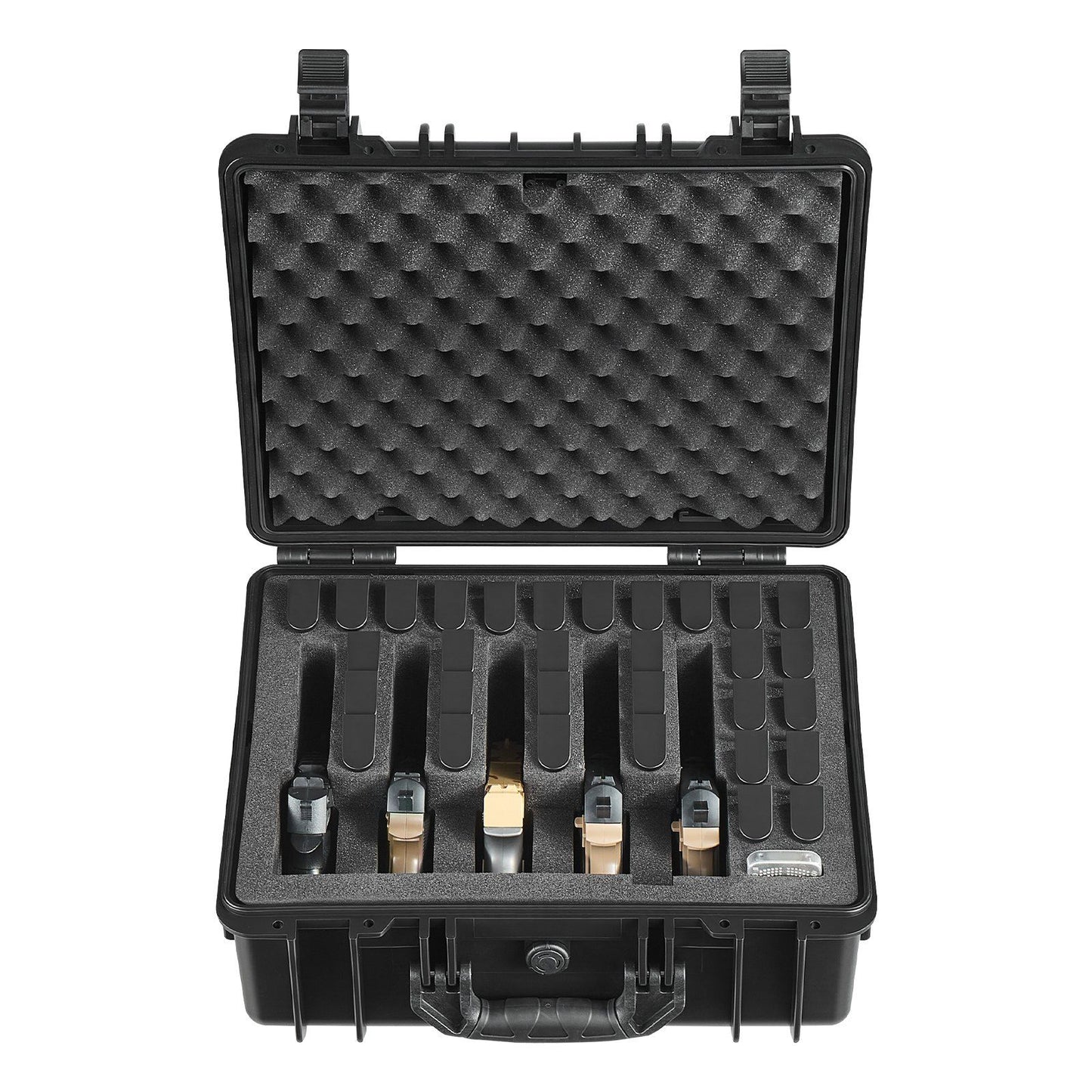 Hard Pistol Case, Heavy Duty Hard Gun Case with XPE Foam Lining, Waterproof Pistol Storage Box with V952-YZSQH1891638KE5MK001V0