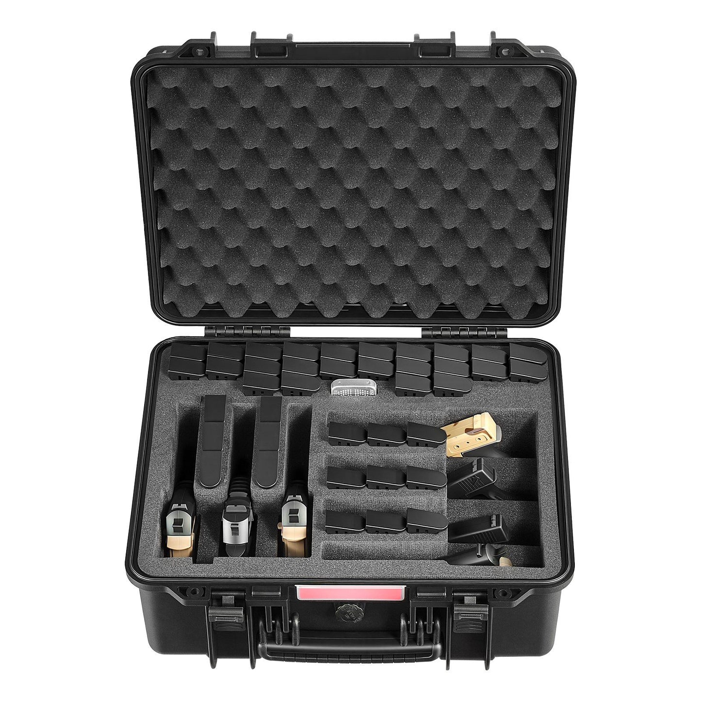 Hard Pistol Case, Heavy Duty Hard Gun Case with XPE Foam Lining, Waterproof Pistol Storage Box with V952-YZSQH19317184PR3I001V0