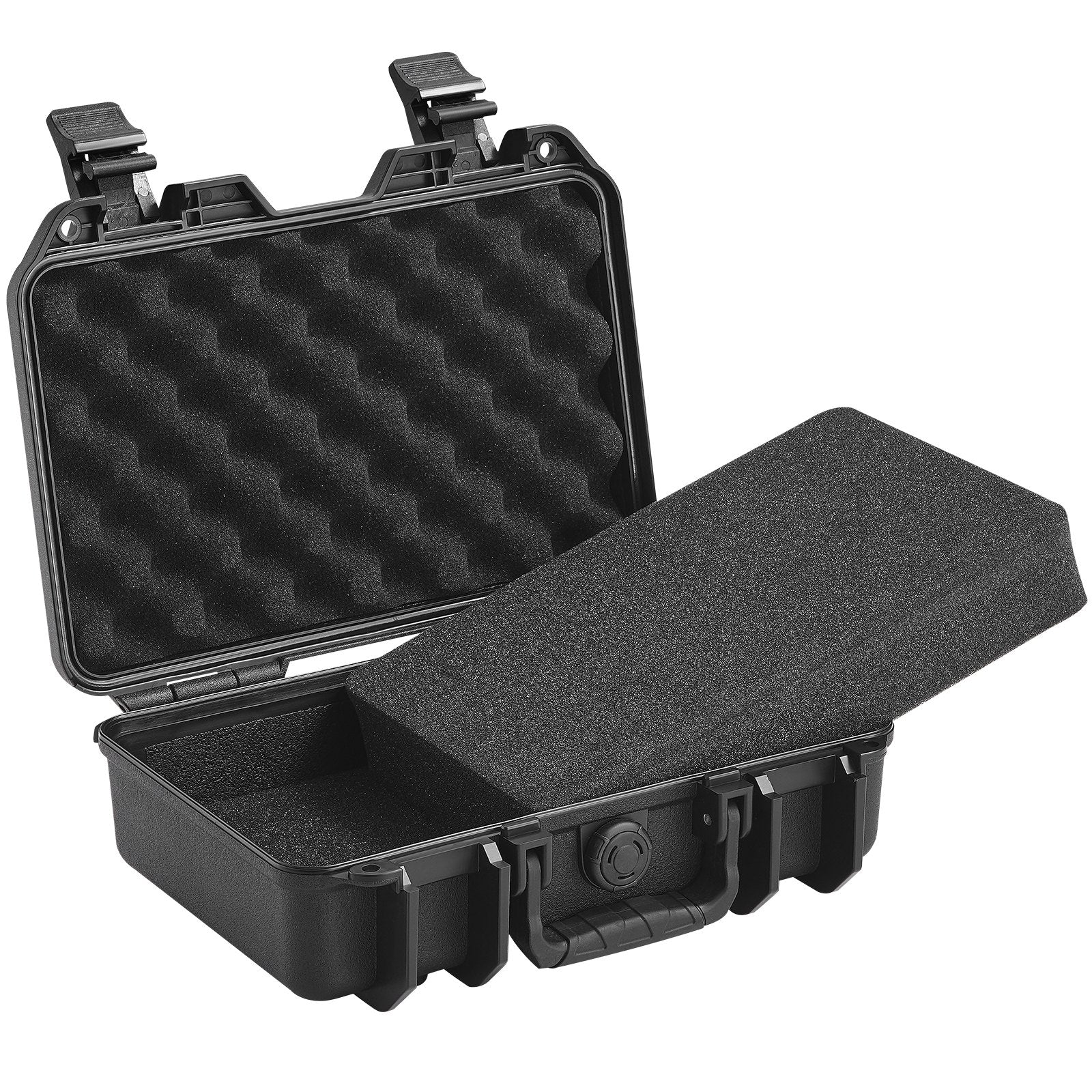 Hard Pistol Cases with Pre-cut PU Foam, Waterproof & Dustproof Hard Gun Case for 1 Pistol, 12.59x9.01x4.4 in V952-YZSQHRN1ZQ12G3XK3V0